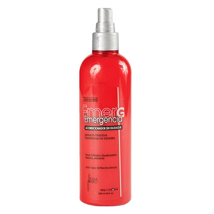 Toque Magico Emergencia Leave-in Intensive Conditioner For Blow Dry 8 Oz.
