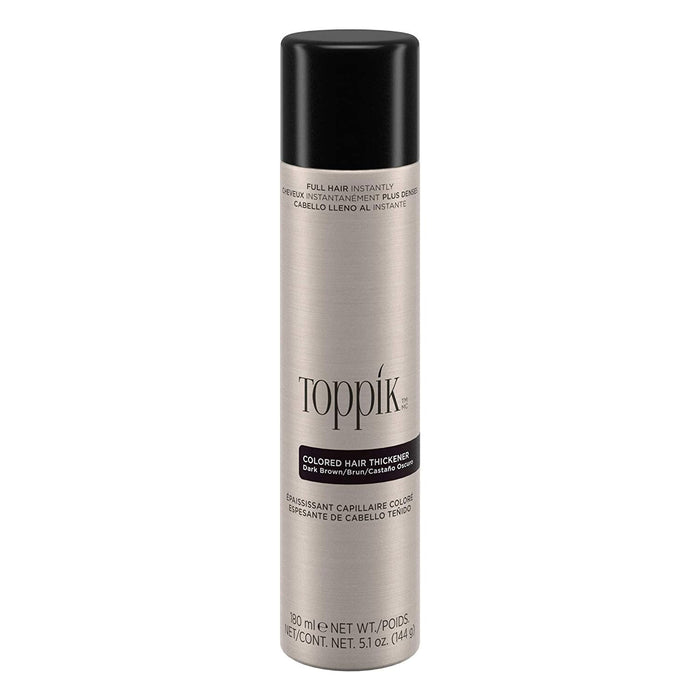 Toppik Hair Thickener, Colored, Dark Brown, Dry Formula 5.1 Oz