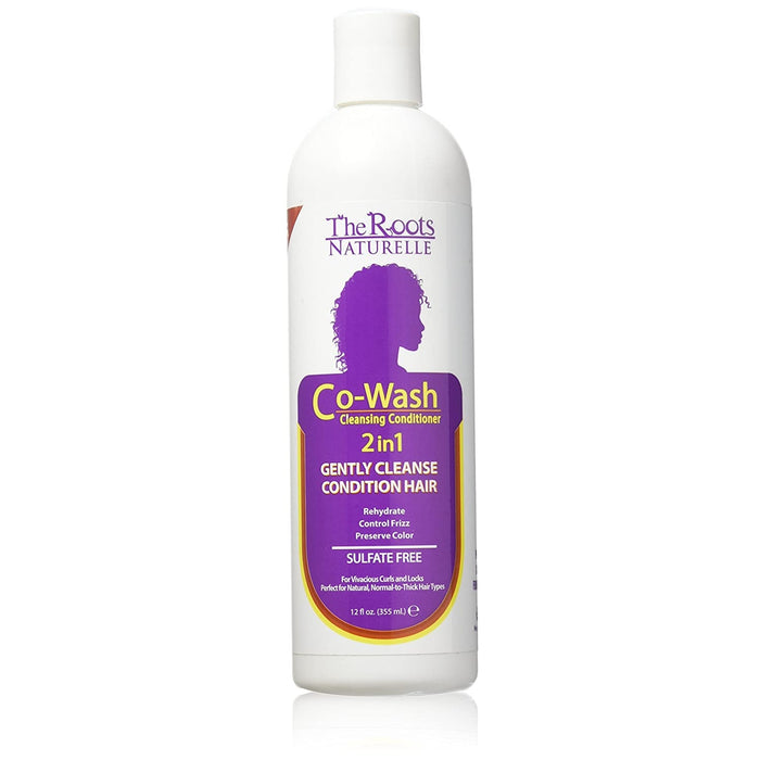 The Roots Naturelle Co Wash 2 in 1 Cleansing Conditioner 12 Oz.