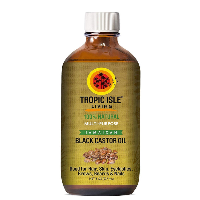 Tropic Isle Jamaican Black Castor Oil, 8 Oz.
