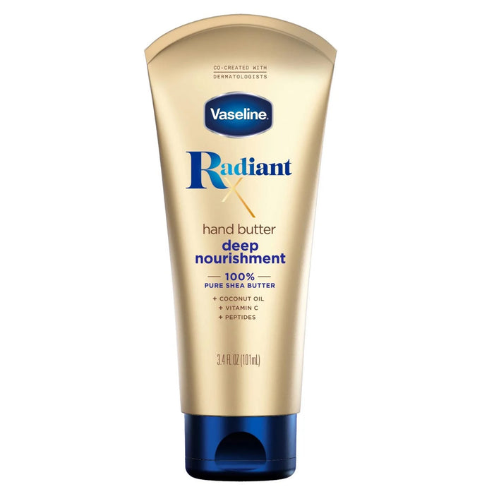 Vaseline Radiant X Deep Nourishment Hand Butter, 3.4 Oz