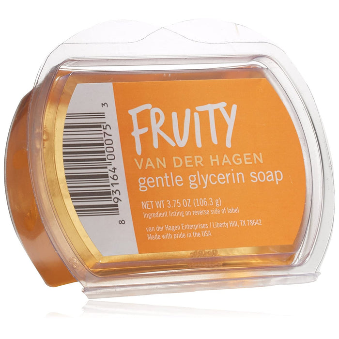 Van Der Hagen Fruity Gentle Glycerin Soap 3.75 Oz.