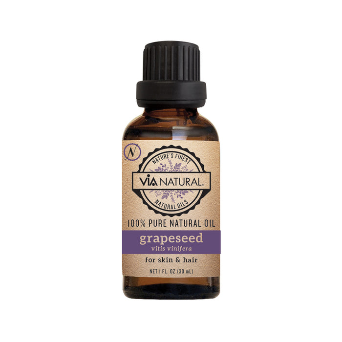 Via Natural 100 Pure Natural Oil Grapeseed 1 Oz.