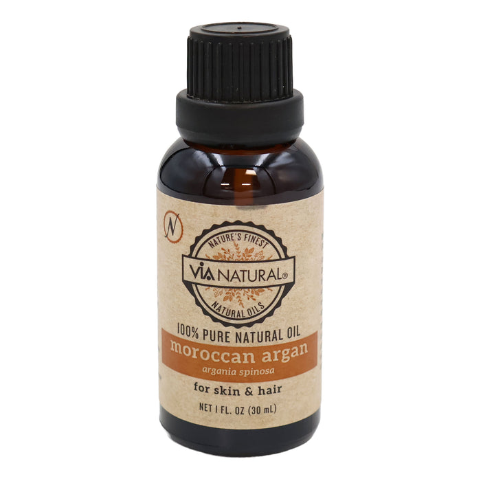 Via Natural 100 Pure Natural Oil Moroccan Argan 1 Oz.