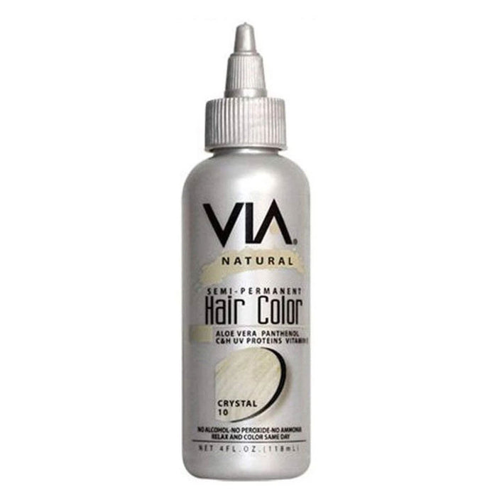 Via Natural Hair Color 10 Crystal 4 Oz.