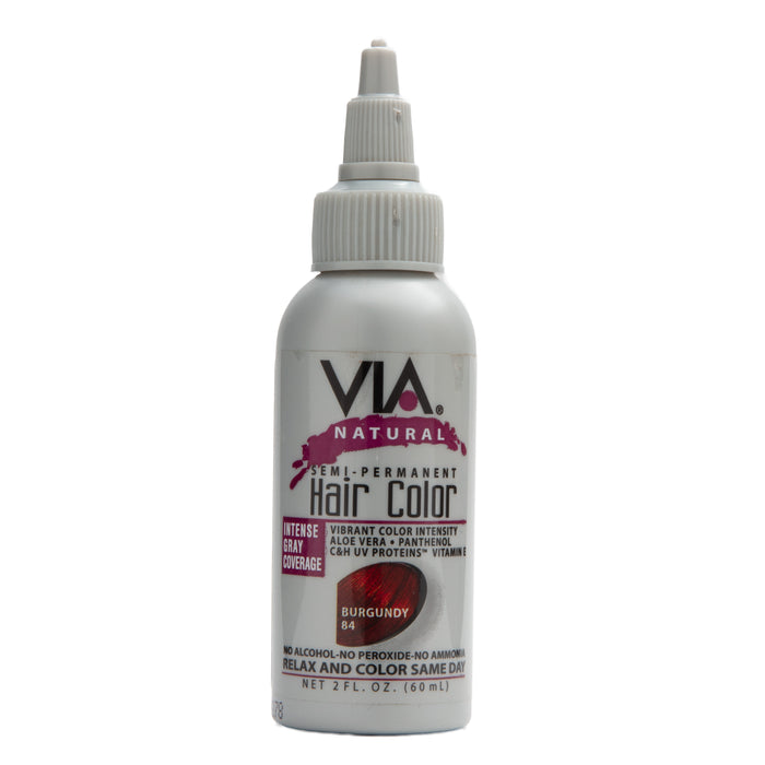 Via Natural Hair Color 84 Burgundy 2 Oz.