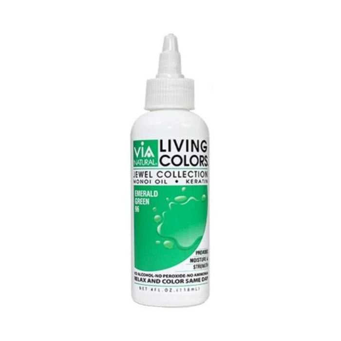 Via Natural Living Colors 96 Emerald Green 4 Oz.