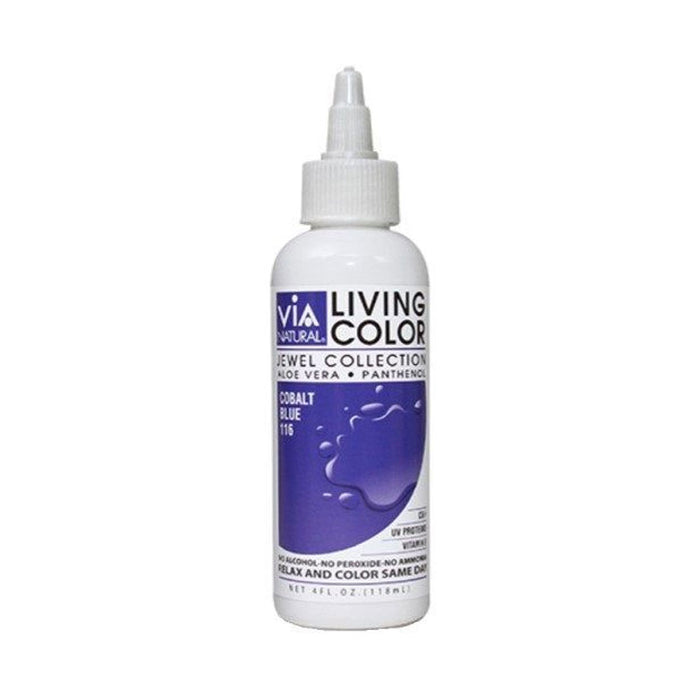 Via Natural Living Colors 116 Cobalt Blue 4 Oz.