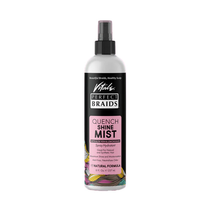 Vitale Perfect Braids Quench Shine Mist, 8 oz