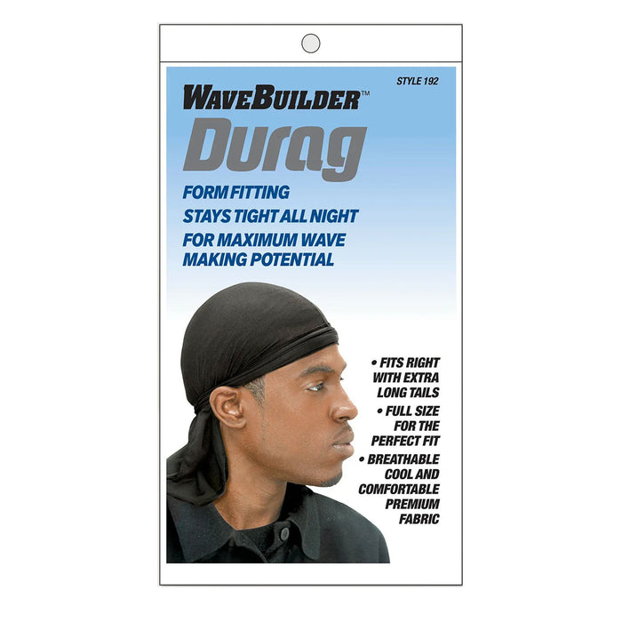 Wavebuilder Durag Style 192 Black