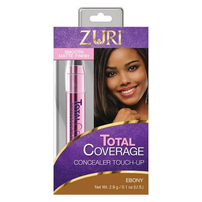 Zuri Total Coverage Concealer Touch Up Ebony, 0.1 Oz.