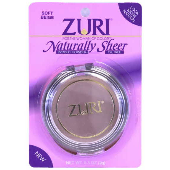 Zuri N S Pressed Powder Oil Free, Soft Beige