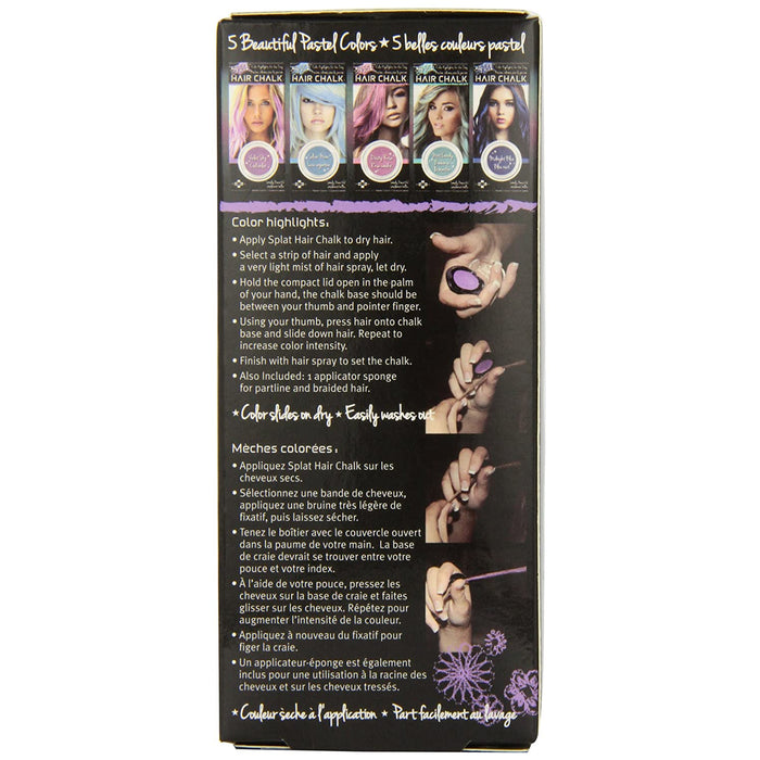 Splate Hair Chalk, Violet Sky,0.12 Oz.