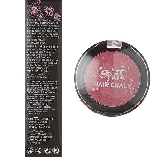 Splate Hair Chalk, Dusty Rose,0.12 Oz.