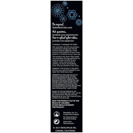 Splate Hair Chalk, Sugar Plum,0.12 Oz.