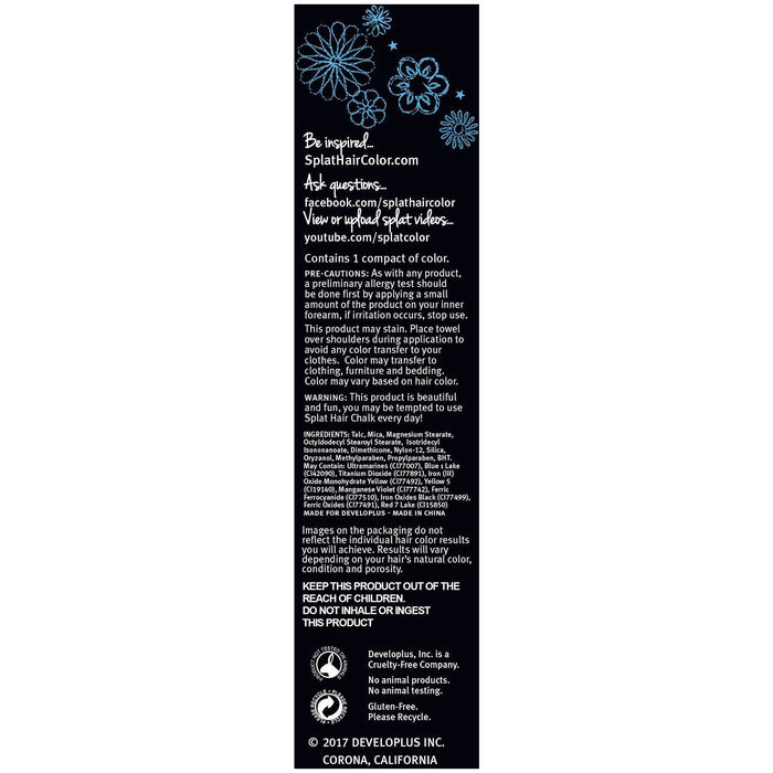 Splate Hair Chalk, Sugar Plum,0.12 Oz.