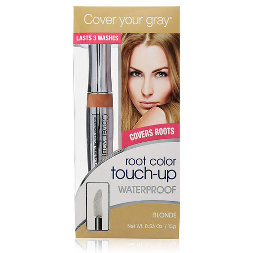Cover Your Gray Waterproof Root Color Touch Up Blonde, 0.53 Oz.