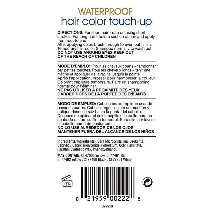 Cover Your Gray Waterproof Chubby Pencil Medium Brown, 0.1 Oz.