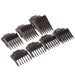 Andis Snap-On Blade Attachment Comb Set, Black, 7/PK