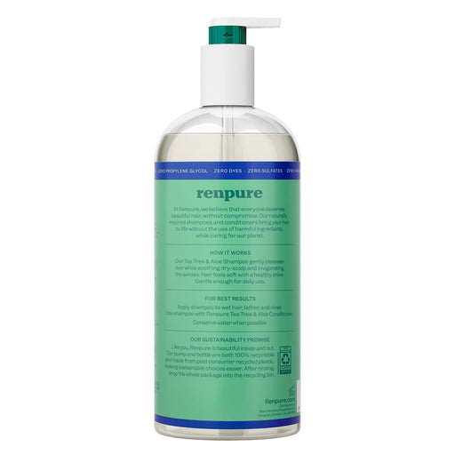 Renpure Tea Tree and Aloe Refreshing Shampoo, 32 Oz.