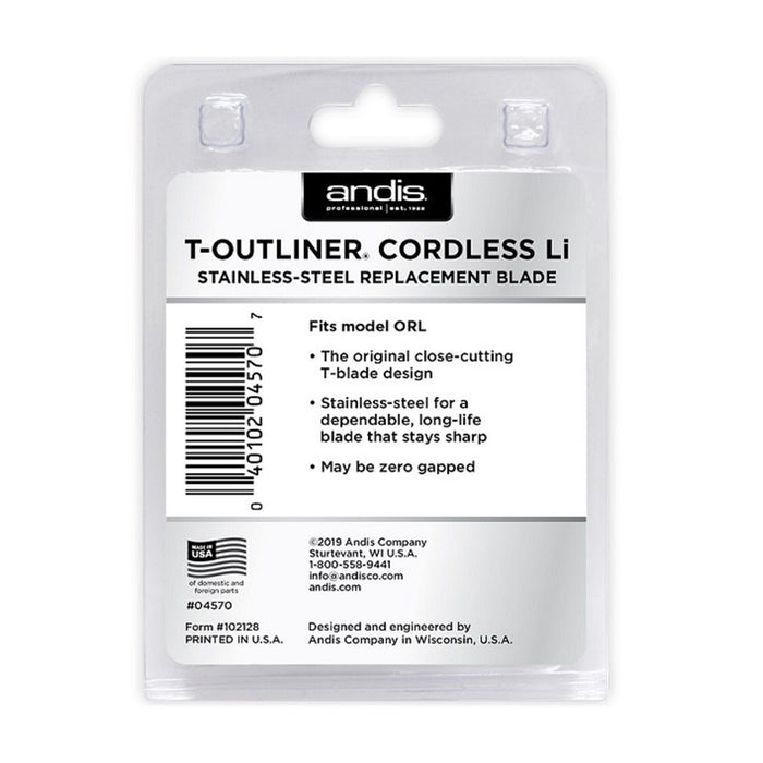 Andis Blade For T-Outliner Cordless Stainless Steel