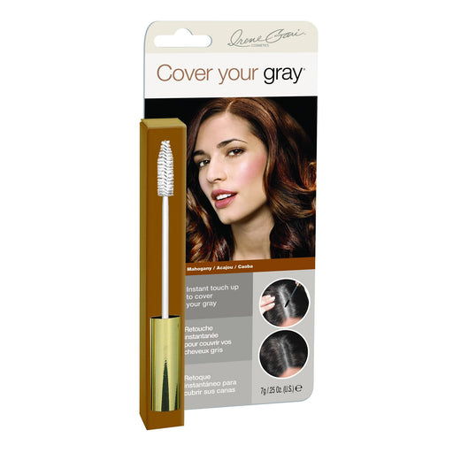 Cover Your Gray Brush In Mascara Wand Hair Touch Up Mahogany 0.25 Oz