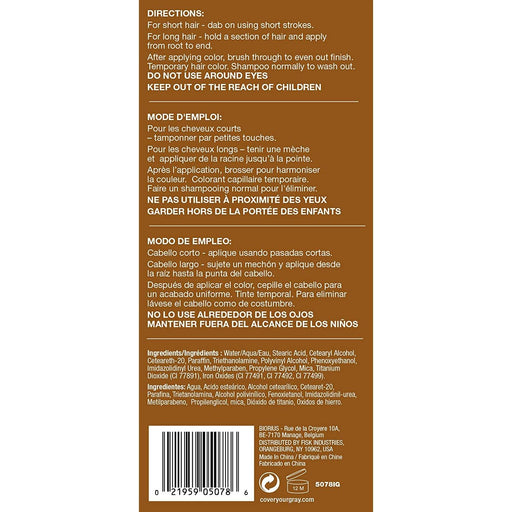 Cover Your Gray Brush In Mascara Wand Hair Touch Up Medium Brown, 0.25 Oz.