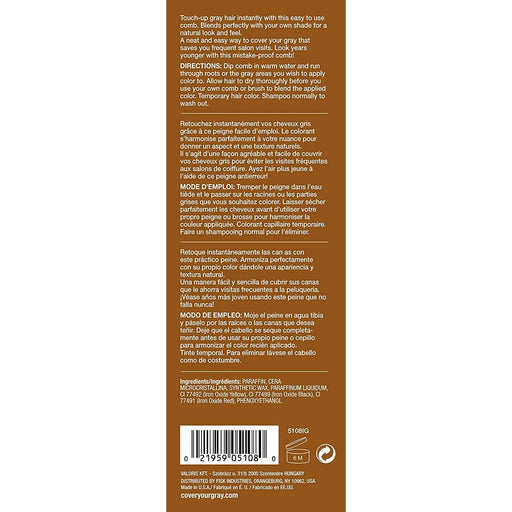 Cover Your Gray Color Comb Medium Brown 0.33 Oz