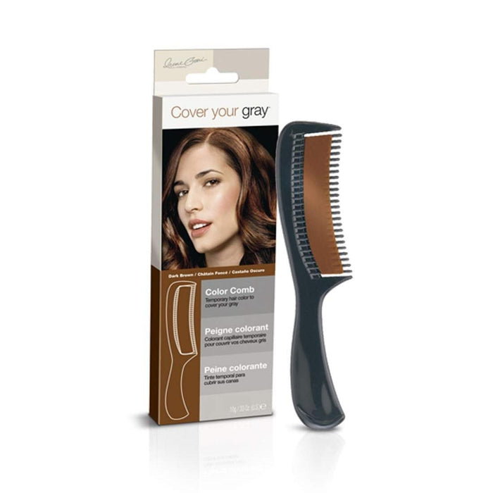 Cover Your Gray Color Comb Dark Brown 0.33 oz