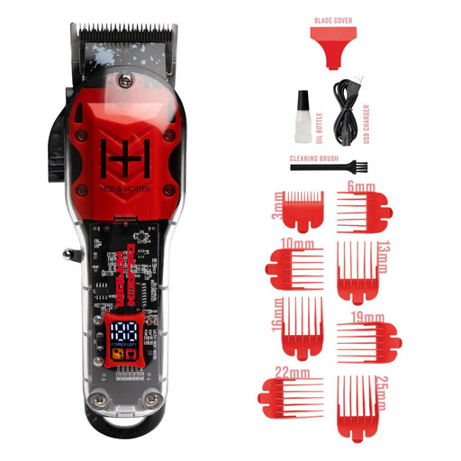 Hot  Hotter Professional Rechargeable Clippers Black Venom
