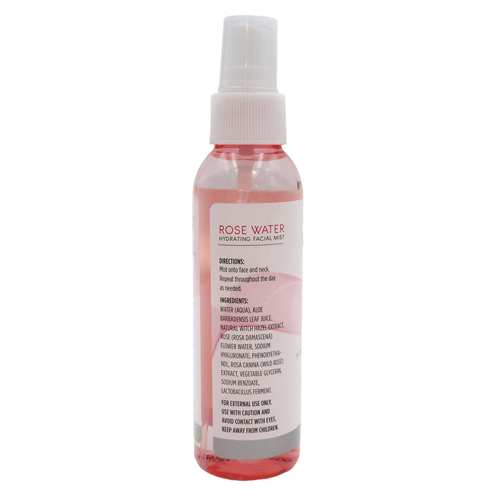 Cococare Rose Water Hydrating Facial Mist, 4 Oz.