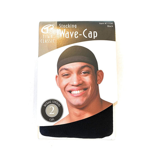 Titan Stocking Wave Cap Black