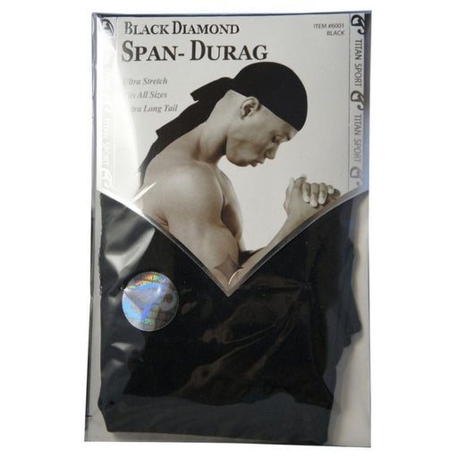 Titan Sport Diamond Spandex Durag Black