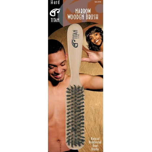 Titan Wave Brush Haird Bristle Natural