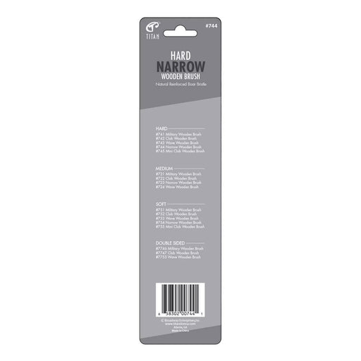 Titan Narrow Brush Hair Bristle Natural