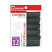 Donna Foam Rollers Medium Black