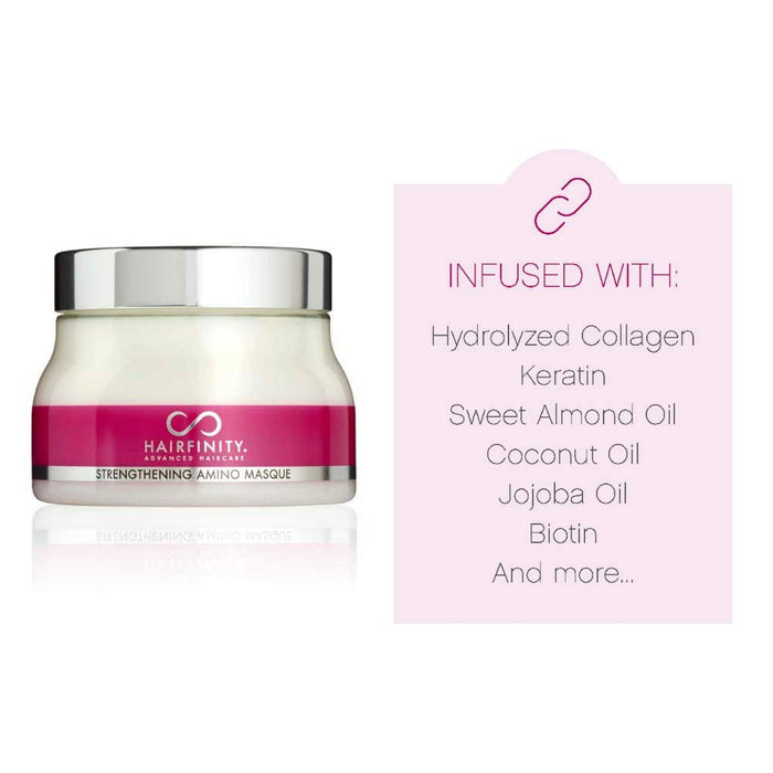 Brockbeauty New Hairfinity Strengthening Amino Masque 8 Oz.