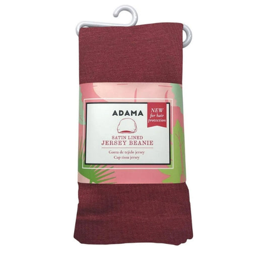 Adama Satin Lined Jersey Beanie Burgundy
