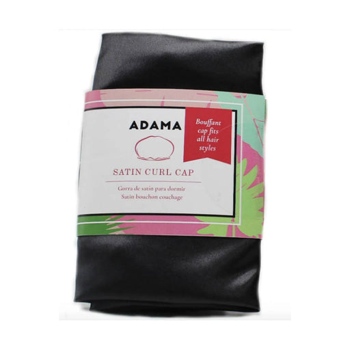 Adama Satin Curl Cap Black
