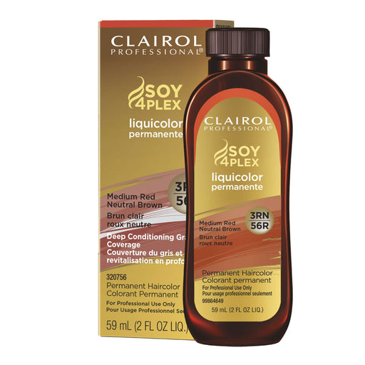 Clairol Liquicolor Permanent 3RN/56R Medium Red Neutral Brown, 2 Oz.
