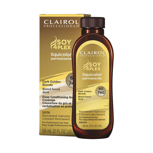 Clairol Professional Liquicolor 6G/74G Dark Gold Blonde Permanent Hair Color 2 Oz.
