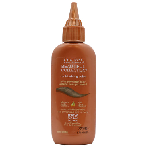 Clairol Professional Beautiful Collection Semi permanent Hair Color B30W 14K Gold 3 Oz.