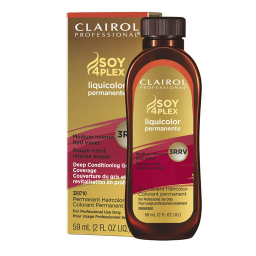 Clairol Liquicolor Permanent 3RRV Medium Intense Red Violet, 2 Oz.