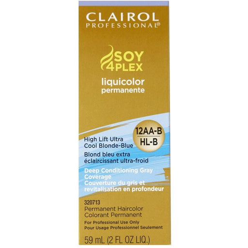 Clairol Professional LiquiColor 12Aa High Lift Ultra Cool Blonde Blue Violet, 2 Oz.