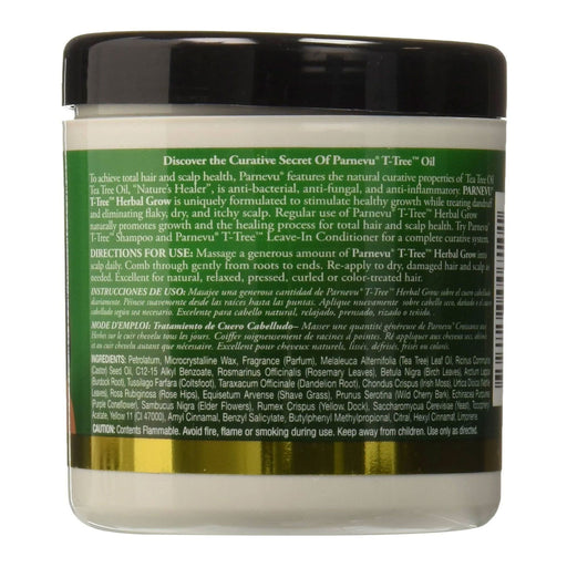 Parnevu Tea-Tree Herbal Grow Helps Stimulate Growth, 6 Oz.