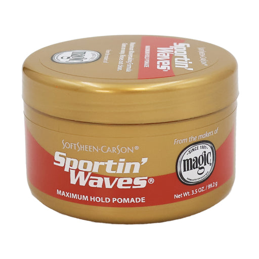 Softsheen Carson Sportin' Waves Maximum Hold Pomade, 3.5 Oz