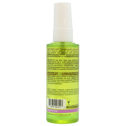 Devacurl High Shine Multi Benefit Hair Oil 1.7 Oz.