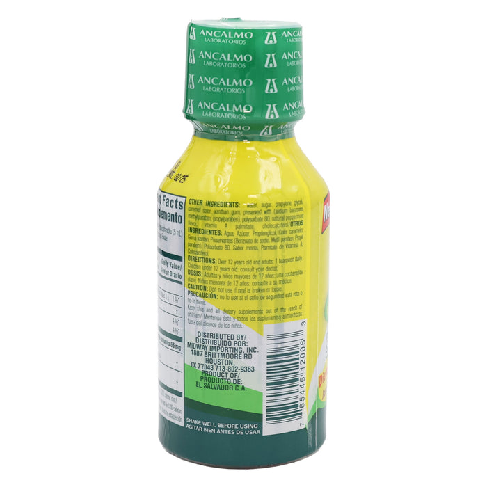 Zorritone Vitamins A And D3 Plus Menthol, Balsam, And Eucalyptus Syrup, 4 Oz