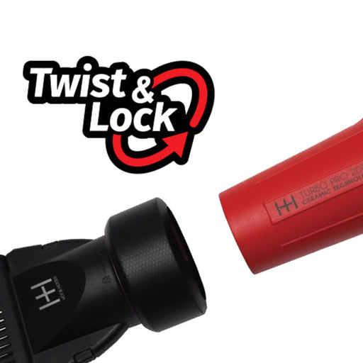 Hot and Hotter 2 in 1 Twist and Lock Concentrator Pik Hair Dryer Attachment
