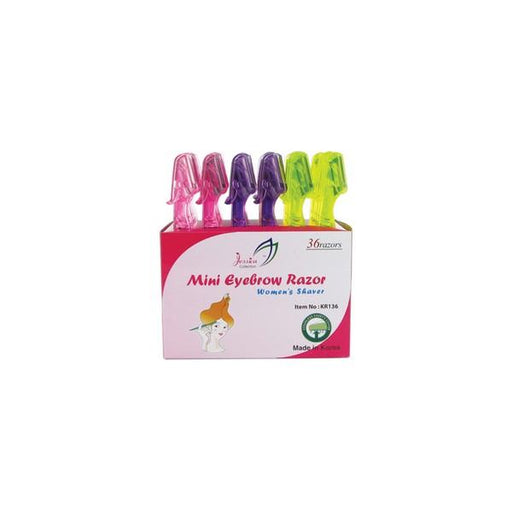 Eyebrow Razor Mini Straight 1 Unit Random Color Ship